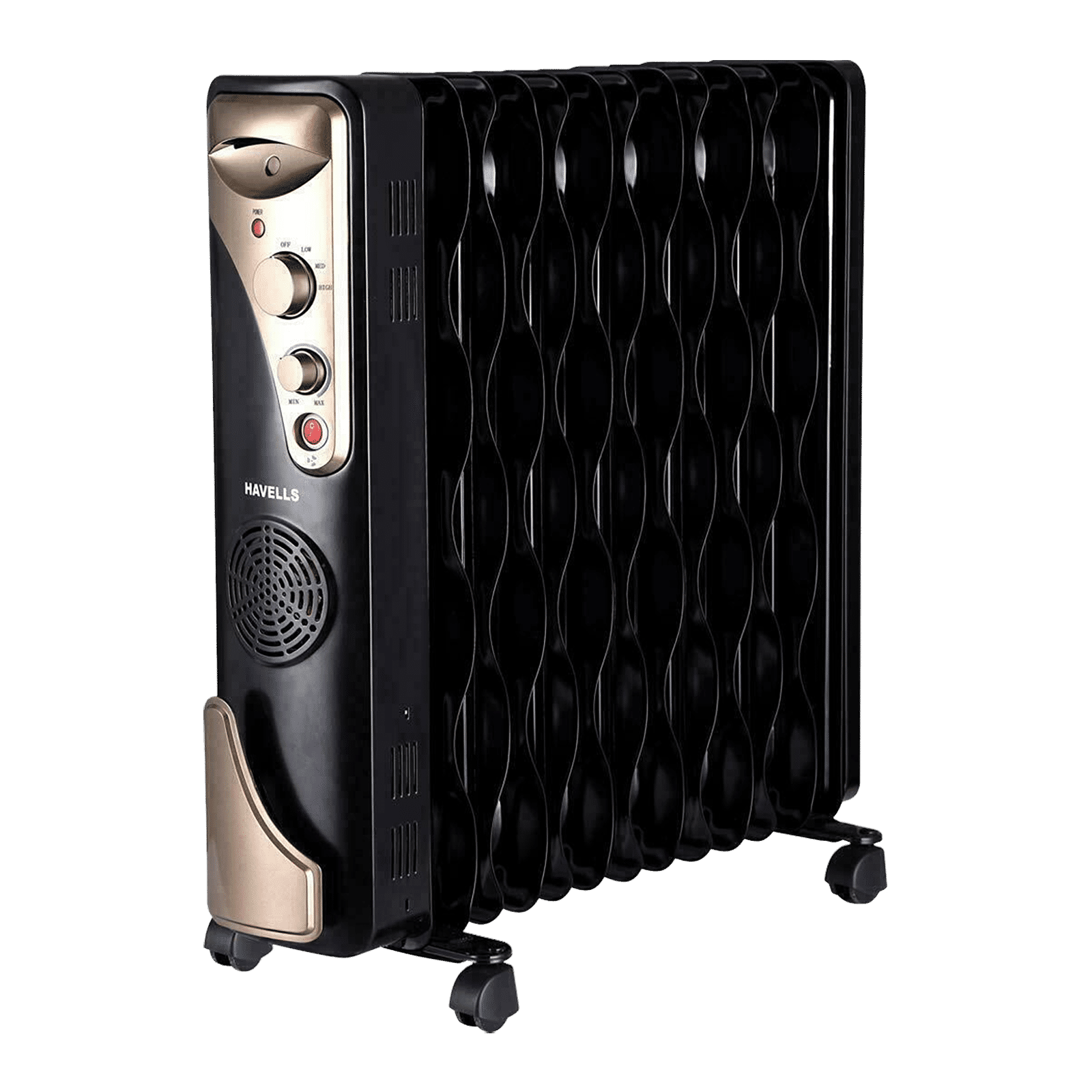 Buy Havells 2900 Watts 13 Wave Fin OFR Room Heater (GHROFBHK290, Black) Online - Croma