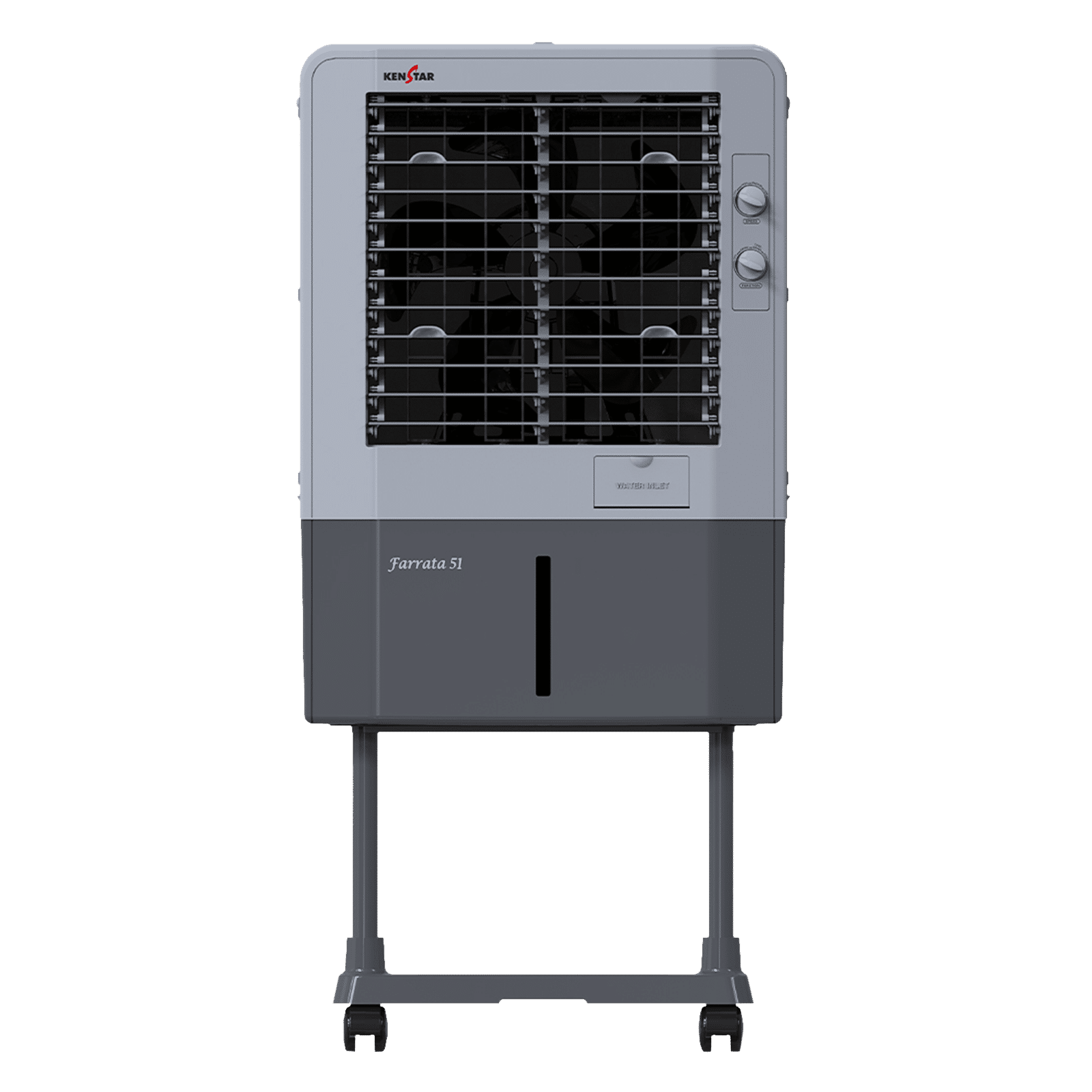 Buy Kenstar Farrata 51 Liters Desert Air Cooler (Rust Proof, KCLFARGY051FMW-ESV, Grey Dual Tone) Online – Croma