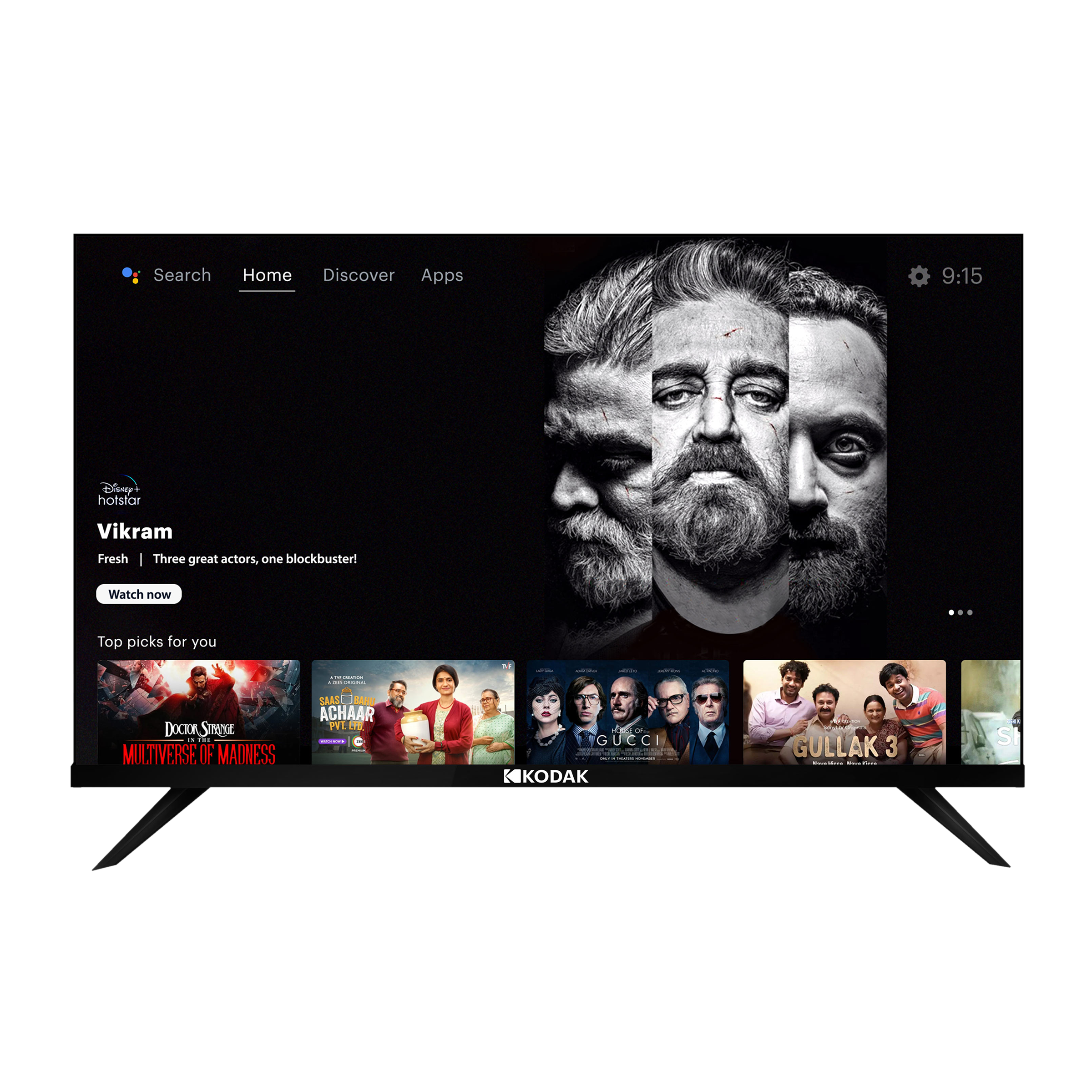 Buy Kodak 7XPRO Series 139 cm (55 inch) 4K Ultra HD LED Android TV with Google Assistant (2021 model) Online – Croma