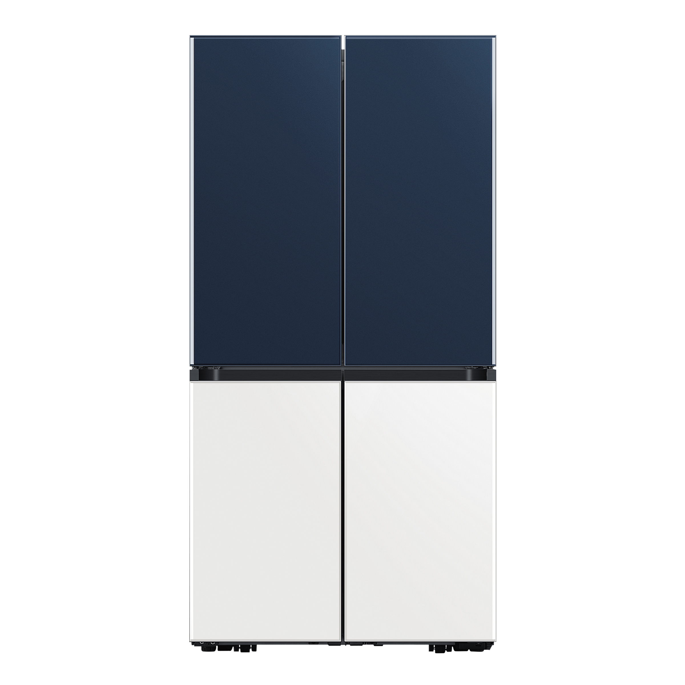 Buy SAMSUNG Bespoke 936 Litres Frost Free French Door Smart Wi-Fi Enabled Refrigerator with Water Dispenser (RF90A92W3AP/TL, Glam Navy/Glam White)...